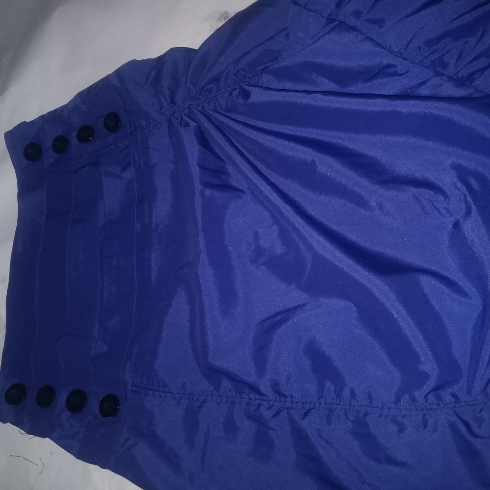 Blue Renaissance/Victorian style cinch skirt - Picture 2 of 11